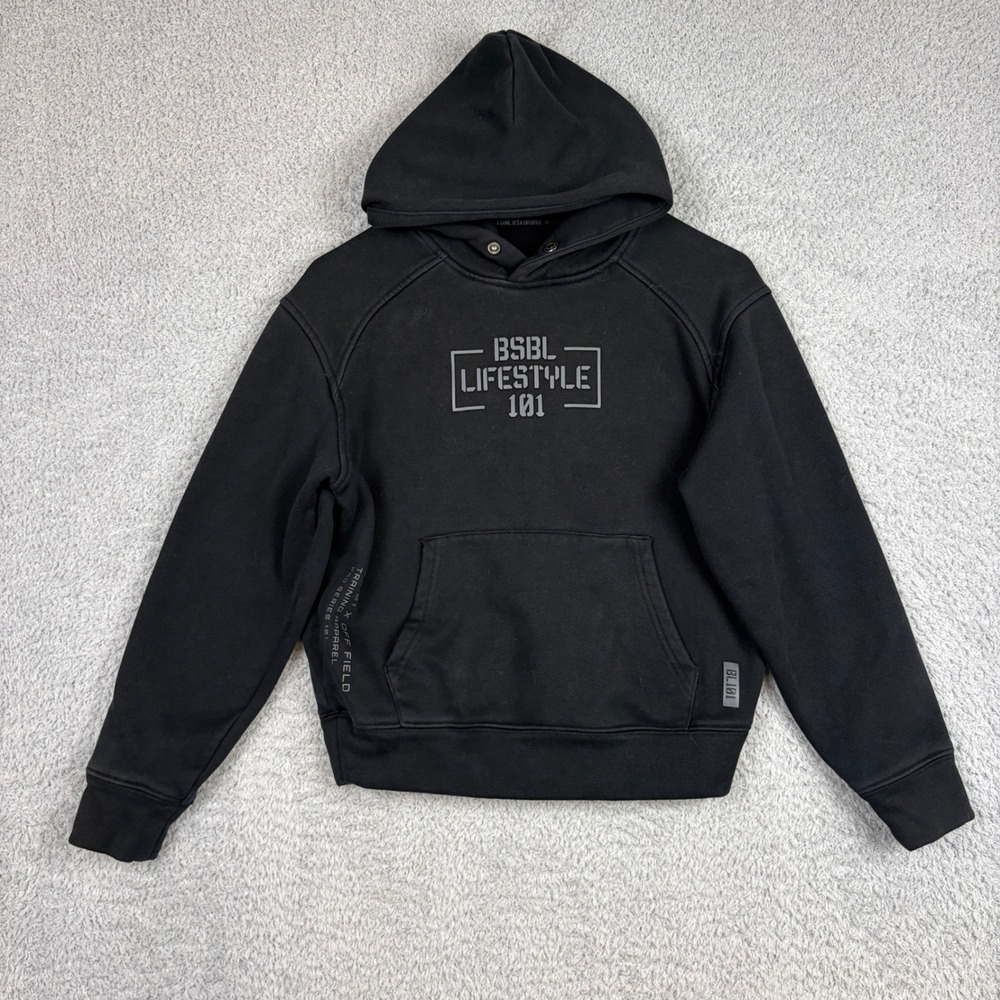 BSBL Lifestyle 101 Hoodie Kids Youth Medium Black Training Pro Series 101